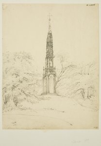 Bristol High Cross in Stourhead Gardens, 25. Mai 1819 von James Johnson