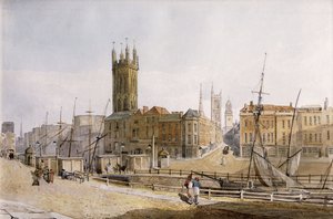 Zugbrücke von der Bank von St. Augustine, Bristol