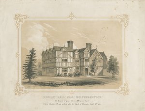 Bushbury - Moseley Old Hall: Lithographie