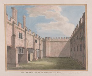 Herstmonceux Castle, East Sussex: Der Hühnerhof von James Lambert  of Lewes