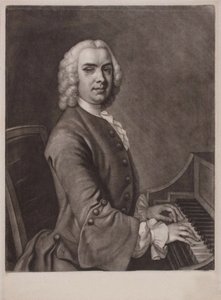 Porträt des Organisten und Komponisten John Stanley