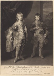 George Herzog von Buckingham mit seinem Bruder Francis