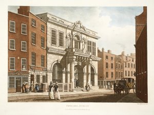 Tholsel, Dublin, 1798 von James Malton