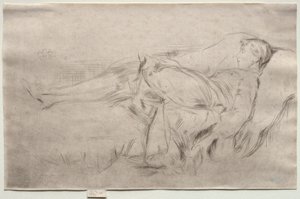 Ein Kind auf einem Sofa, Nr. 2 von James McNeill Whistler