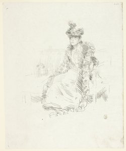 Eine sitzende Dame von James Abbott McNeill Whistler
