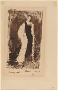 Anordnung in Schwarz - Nr.3 von James Abbott McNeill Whistler