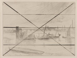 Battersea Morgendämmerung (Cadogan Pier) von James Abbott McNeill Whistler