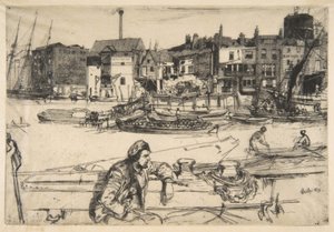 Black Lion Wharf von James McNeill Whistler