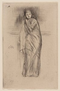 Modell in Gewändern von James Abbott McNeill Whistler