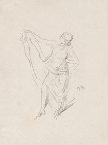 Verhülltes Modell, tanzend von James McNeill Whistler