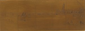 Radierplatte: Alte Westminster-Brücke von James Abbott McNeill Whistler