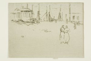 Fischereihafen, Ostende von James Abbott McNeill Whistler