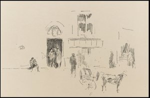 Gaiety Bühnentür von James Abbott McNeill Whistler