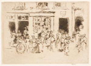 Hauptstraße, Brüssel von James Abbott McNeill Whistler