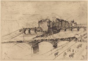 Île de la Cité, Paris von James McNeill Whistler