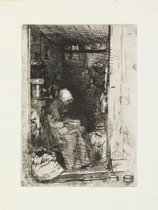 Die Alte mit Lumpen