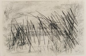 Landschaft mit einem Fischer