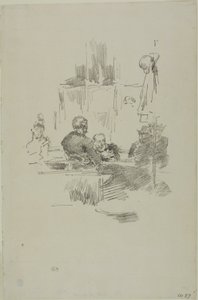 Spätes Piquet von James Abbott McNeill Whistler