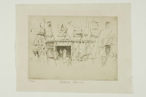 Kleiner Hof von James Abbott McNeill Whistler
