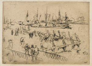 Kleines Dordrecht von James Abbott McNeill Whistler