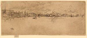 Langes Venedig von James Abbott McNeill Whistler