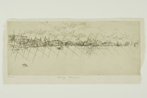 Langes Venedig von James Abbott McNeill Whistler