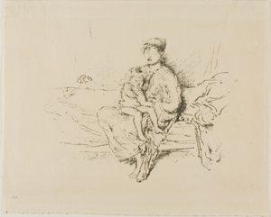 Mutter und Kind, Nr. 2 von James Abbott McNeill Whistler