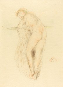 Nacktes Modell, Rückansicht von James Abbott McNeill Whistler
