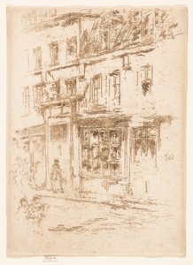 Petite Rue au Beurre, Brüssel von James Abbott McNeill Whistler