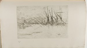 Pickle Herring Wharf von James Abbott McNeill Whistler