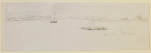 In der Nähe von Mainz von James Abbott McNeill Whistler