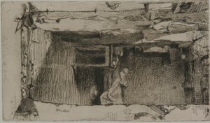Lumpensammler, Quartier Mouffetard, Paris von James Abbott McNeill Whistler