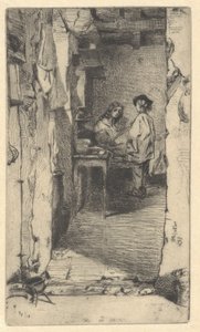 Lumpensammler, Quartier Mouffetard, Paris von James Abbott McNeill Whistler