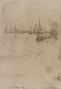 Schiffe, Venedig von James Abbott McNeill Whistler