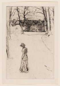 Speke Hall: Die Allee von James Abbott McNeill Whistler