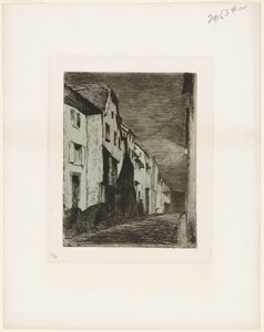 Straße in Saverne von James Abbott McNeill Whistler