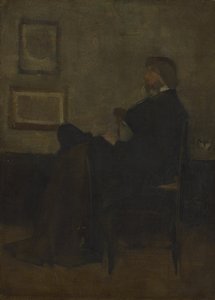 Studie für "Arrangement in Grau und Schwarz, Nr. 2: Porträt von Thomas Carlyle"