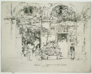 Sonnenblumen, Marché St Germain, Paris von James Abbott McNeill Whistler