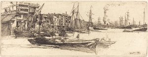 Thames-Lagerhäuser von James Abbott McNeill Whistler