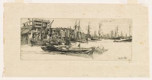 Thames Lagerhäuser von James Abbott McNeill Whistler