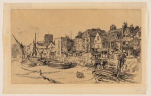 Der „Adam und Eva“, Old Chelsea von James Abbott McNeill Whistler