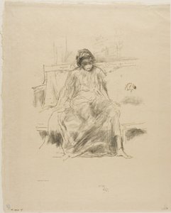 Die drapierte Figur, sitzend