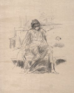 Die drapierte Figur sitzend von James McNeill Whistler