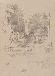 Das kleine Café im Bois von James McNeill Whistler