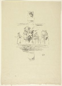 Der kleine Balkon von James Abbott McNeill Whistler