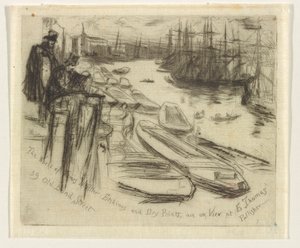 Der kleine Teich von James Abbott McNeill Whistler