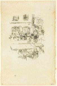 Der Marktplatz, Vitré von James McNeill Whistler