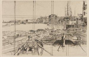 Der Teich von James Abbott McNeill Whistler