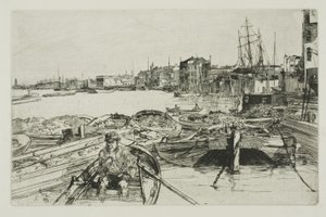 Der Teich von James Abbott McNeill Whistler