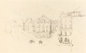 Versuchsskizze: Grand Rue, Dieppe von James Abbott McNeill Whistler